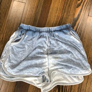 Blue faded short